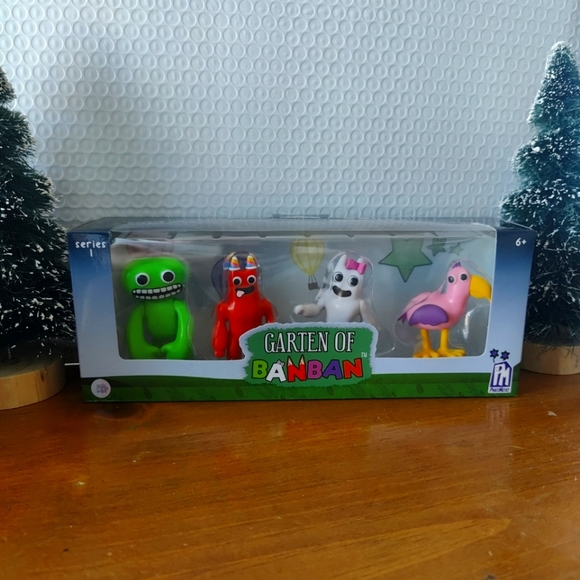 Garten Of BanBan MIni Collectible 4 Figure Set Josh Oplia BanBan Banbaleena H - Picture 1 of 5